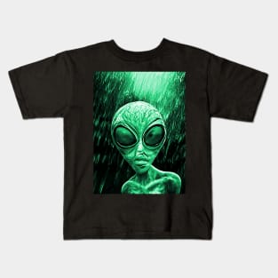 Planet X Aliens Sci-Fi NFT Collection Kids T-Shirt